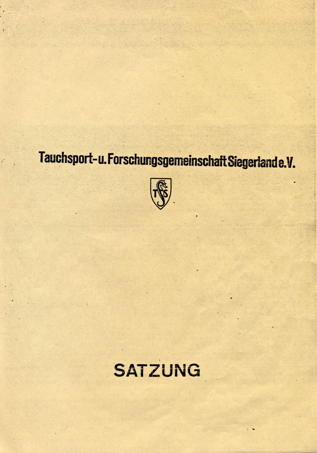 Satzung TFS 1980_03_21